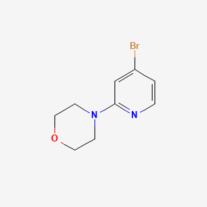 molecular formula C9H11BrN2O B1373759 4-(4-Bromopyridin-2-yl)morpholine CAS No. 1040377-12-5