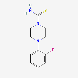 4-(2-Fluorophenyl)piperazine-1-carbothioamide