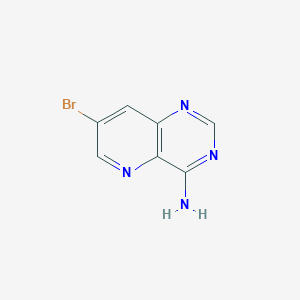 molecular formula C7H5BrN4 B1373764 7-Bromopyrido[3,2-d]pyrimidin-4-amine CAS No. 1299607-72-9
