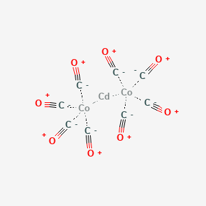 molecular formula C8CdCo2O8 B13737644 Cobalt, (cadmium)octacarbonyldi-, (2Co-Cd) CAS No. 16986-00-8