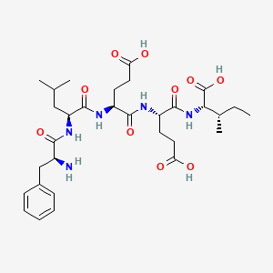 molecular formula C31H47N5O10 B13737657 Phe-leu-glu-glu-ile 