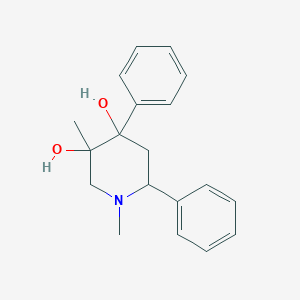 1,3-Dimethyl-4,6-diphenylpiperidine-3,4-diol