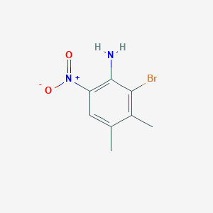molecular formula C8H9BrN2O2 B1373782 2-Bromo-3,4-dimethyl-6-nitroaniline CAS No. 22378-67-2