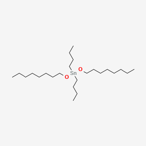 molecular formula C24H52O2Sn B13737905 Dibutylbis(octyloxy)stannane CAS No. 3349-38-0