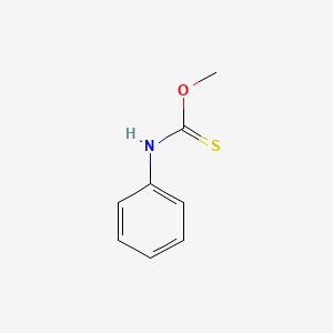 molecular formula C8H9NOS B13737982 Methyl phenylaminothioformate CAS No. 13509-41-6