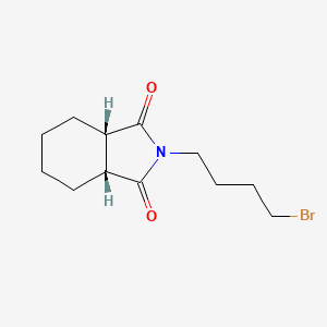 molecular formula C12H18BrNO2 B13738003 N-(4-bromobutyl)cyclohexane-1,2-dicarboximide 