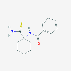N-(1-carbamothioylcyclohexyl)benzamide