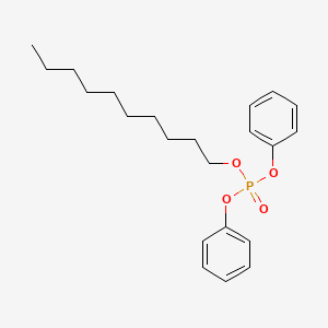 molecular formula C22H31O4P B13738055 Decyl diphenyl phosphate CAS No. 14167-87-4