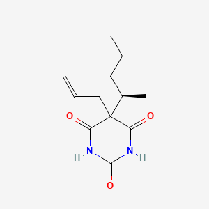 molecular formula C12H18N2O3 B13738078 (+)-Secobarbital CAS No. 22328-94-5