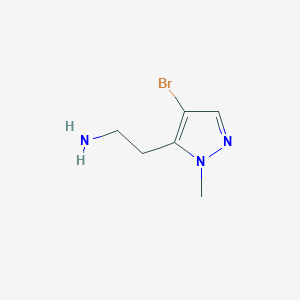 2-(4-Bromo-1-methyl-1H-pyrazol-5-YL)ethanamine