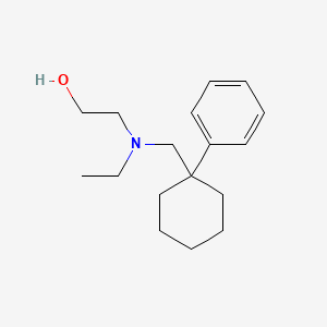molecular formula C17H27NO B13738130 Ethanol, 2-(N-ethyl-N-(1-phenylcyclohexyl)methylamino)- CAS No. 101221-53-8