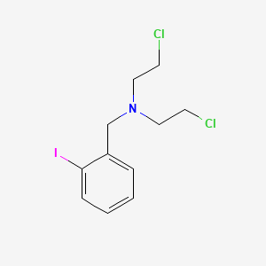 molecular formula C11H14Cl2IN B13738170 N,N-Bis(2-chloroethyl)-o-iodobenzylamine CAS No. 40373-00-0