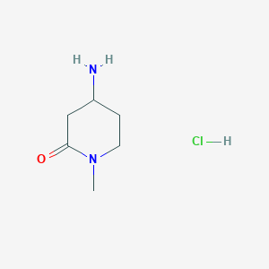 4-Amino-1-methylpiperidin-2-one hydrochloride