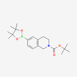 Tert-butyl 6-(4,4,5,5-tetramethyl-1,3,2-dioxaborolan-2-YL)-3,4-dihydroisoquinoline-2(1H)-carboxylate