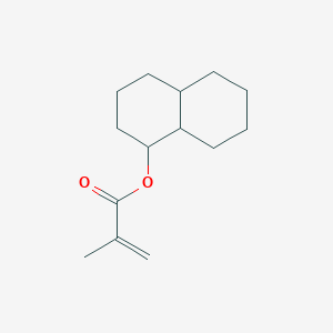 molecular formula C14H22O2 B13738263 Decahydronaphthalen-1-yl 2-methylprop-2-enoate CAS No. 46719-03-3