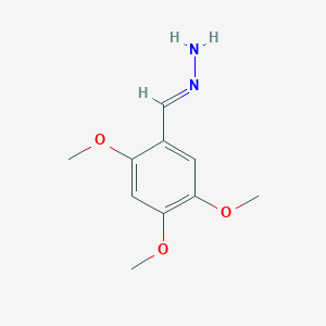 molecular formula C10H14N2O3 B13738289 2,4,5-Trimethoxy-benzylidene)-hydrazine 