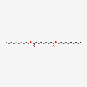 molecular formula C29H56O4 B13738315 Nonanedioic acid, didecyl ester CAS No. 2131-27-3