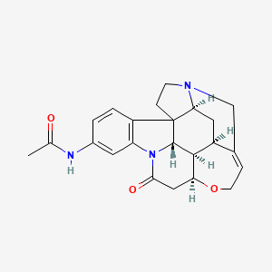 molecular formula C23H25N3O3 B13738384 3-Acetamidostrychnine CAS No. 19452-88-1