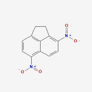 molecular formula C12H8N2O4 B13738415 Acenaphthene, 3,6-dinitro- CAS No. 3807-76-9