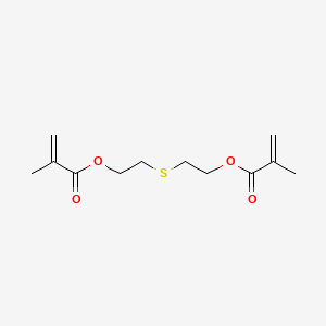 molecular formula C12H18O4S B13738447 Thiodi-2,1-ethanediyl bismethacrylate CAS No. 35411-32-6