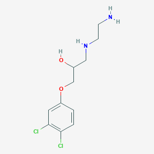 molecular formula C11H16Cl2N2O2 B1373847 1-[(2-Aminoethyl)amino]-3-(3,4-dichlorophenoxy)propan-2-ol CAS No. 1274001-55-6