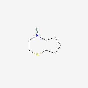 molecular formula C7H13NS B1373850 Octahydrocyclopenta[b]thiomorpholine CAS No. 30196-20-4