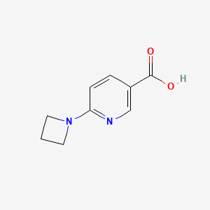 B1373851 6-(Azetidin-1-yl)pyridine-3-carboxylic acid CAS No. 1334486-29-1