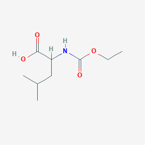 molecular formula C9H17NO4 B13738510 N-(ethoxycarbonyl)leucine CAS No. 19887-30-0