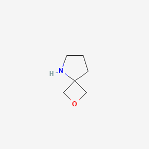 molecular formula C6H11NO B1373852 2-Oxa-5-azaspiro[3.4]octane CAS No. 90207-55-9
