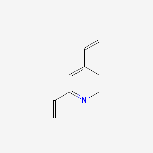 molecular formula C9H9N B13738539 2,4-Divinylpyridine CAS No. 13959-32-5