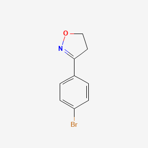 3-(4-Bromophenyl)-4,5-dihydro-1,2-oxazole