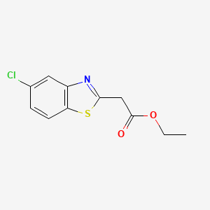Ethyl 2-(5-chloro-1,3-benzothiazol-2-YL)acetate