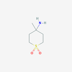 4-Amino-4-methyltetrahydro-2H-thiopyran 1,1-dioxide