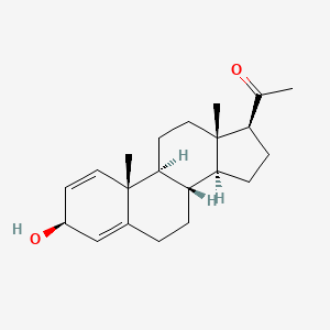 molecular formula C21H30O2 B13738756 3beta-Hydroxypregna-1,4-dien-20-one CAS No. 20272-84-8