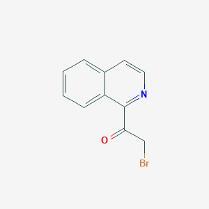 molecular formula C11H8BrNO B1373876 2-Bromo-1-(isoquinolin-1-yl)ethan-1-one CAS No. 894854-73-0