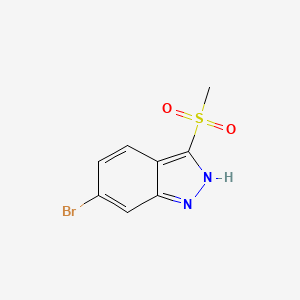 6-Bromo-3-(methylsulfonyl)-1H-indazole