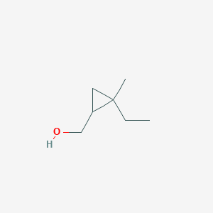 molecular formula C7H14O B1373878 (2-Ethyl-2-methylcyclopropyl)methanol CAS No. 1525829-36-0