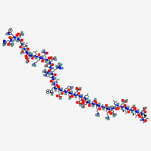 molecular formula C183H294N54O59 B13738791 Human parainfluenza virus type 3 fusion 