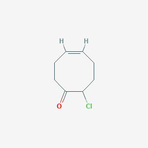 molecular formula C8H11ClO B137388 (4Z)-8-chlorocyclooct-4-en-1-one CAS No. 138619-95-1
