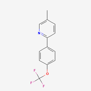 5-Methyl-2-(4-(trifluoromethoxy)phenyl)pyridine
