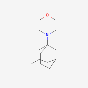 molecular formula C14H23NO B13738801 Morpholine, 1-(1-adamantyl)- CAS No. 35702-67-1