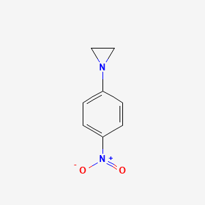 molecular formula C8H8N2O2 B13739012 N-(p-Nitrophenyl)aziridine CAS No. 30855-79-9