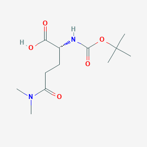 (R)-2-((tert-Butoxycarbonyl)amino)-5-(dimethylamino)-5-oxopentanoic acid