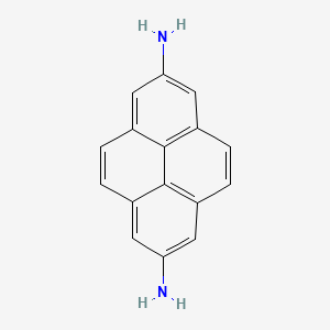molecular formula C16H12N2 B13739077 Pyrene-2,7-diamine 