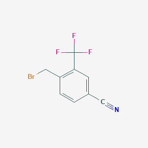 4-(Bromomethyl)-3-(trifluoromethyl)benzonitrile