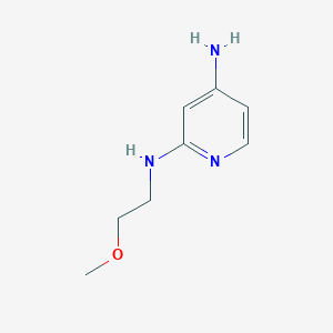molecular formula C8H13N3O B1373914 N2-(2-methoxyethyl)pyridine-2,4-diamine CAS No. 891856-57-8