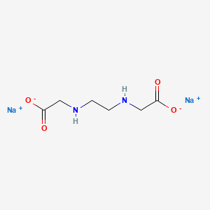 molecular formula C6H10N2Na2O4 B13739164 Disodium ethylenediaminediacetate CAS No. 38011-25-5