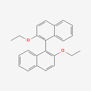 molecular formula C24H22O2 B13739190 2,2'-Diethoxy-1,1'-binaphthyl CAS No. 19491-17-9