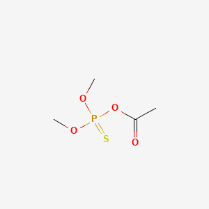 molecular formula C4H9O4PS B13739197 dimethoxyphosphinothioyl acetate CAS No. 3348-64-9