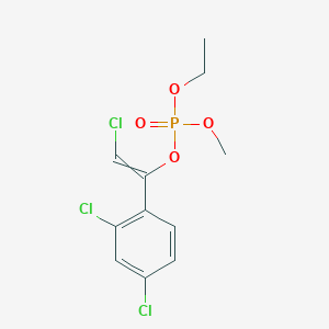 molecular formula C11H12Cl3O4P B13739205 Temivinphos CAS No. 35996-61-3